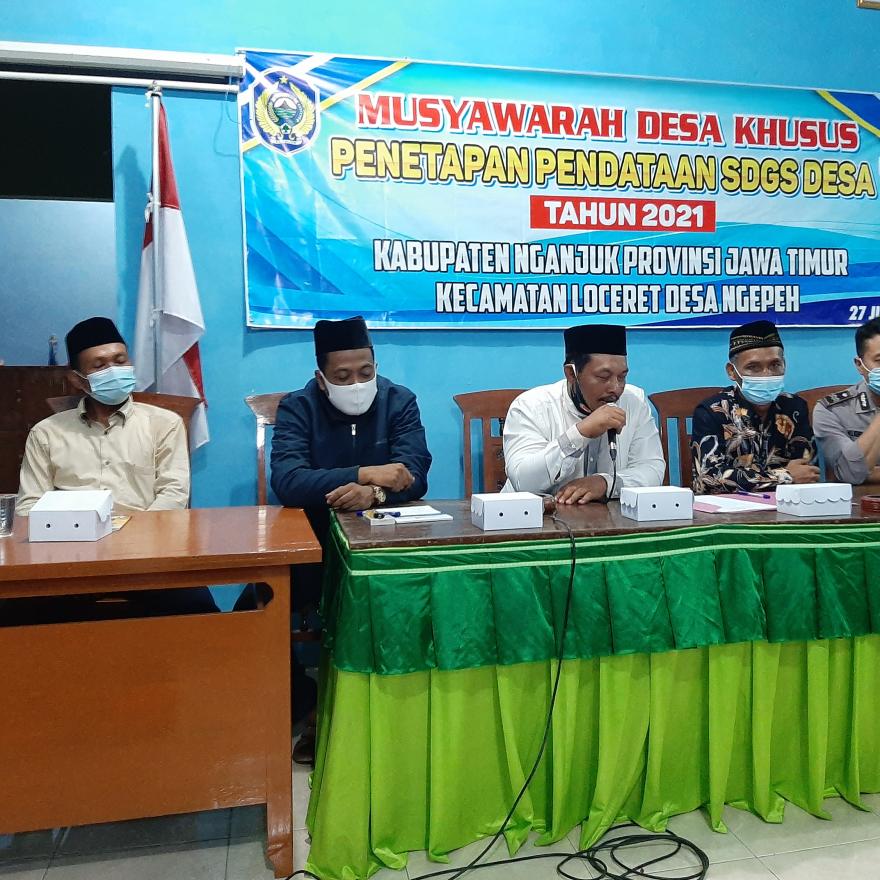 PENETAPAN HASIL PENDATAAN SDGs Desa Ngepeh.
